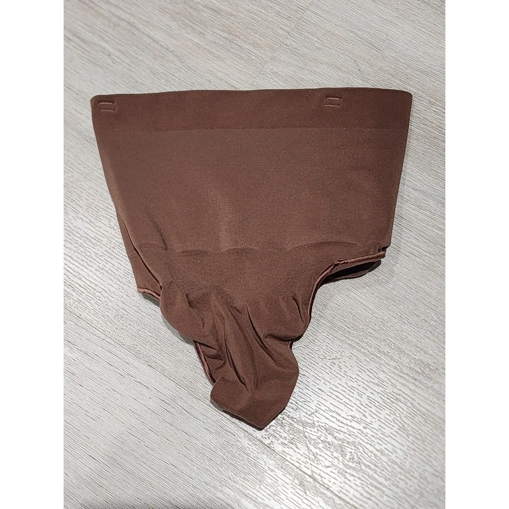 SKIMS Sculpting Briefs High Waist Tummy Control Shapewear Brown M/L New